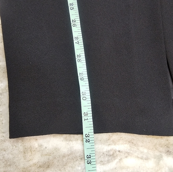 Louise Ricci Paris Black Pencil Skirt Size 10 Classic Mid-Length Career Skirt - Picture 6 of 7